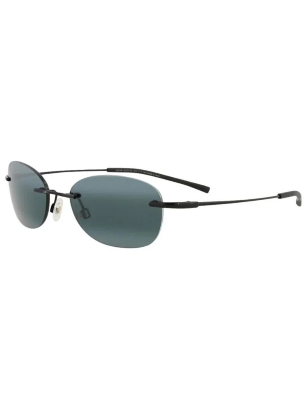 New Maui Jim Unisex Round/Oval Black Black Grey Fashion Designer Sunglasses